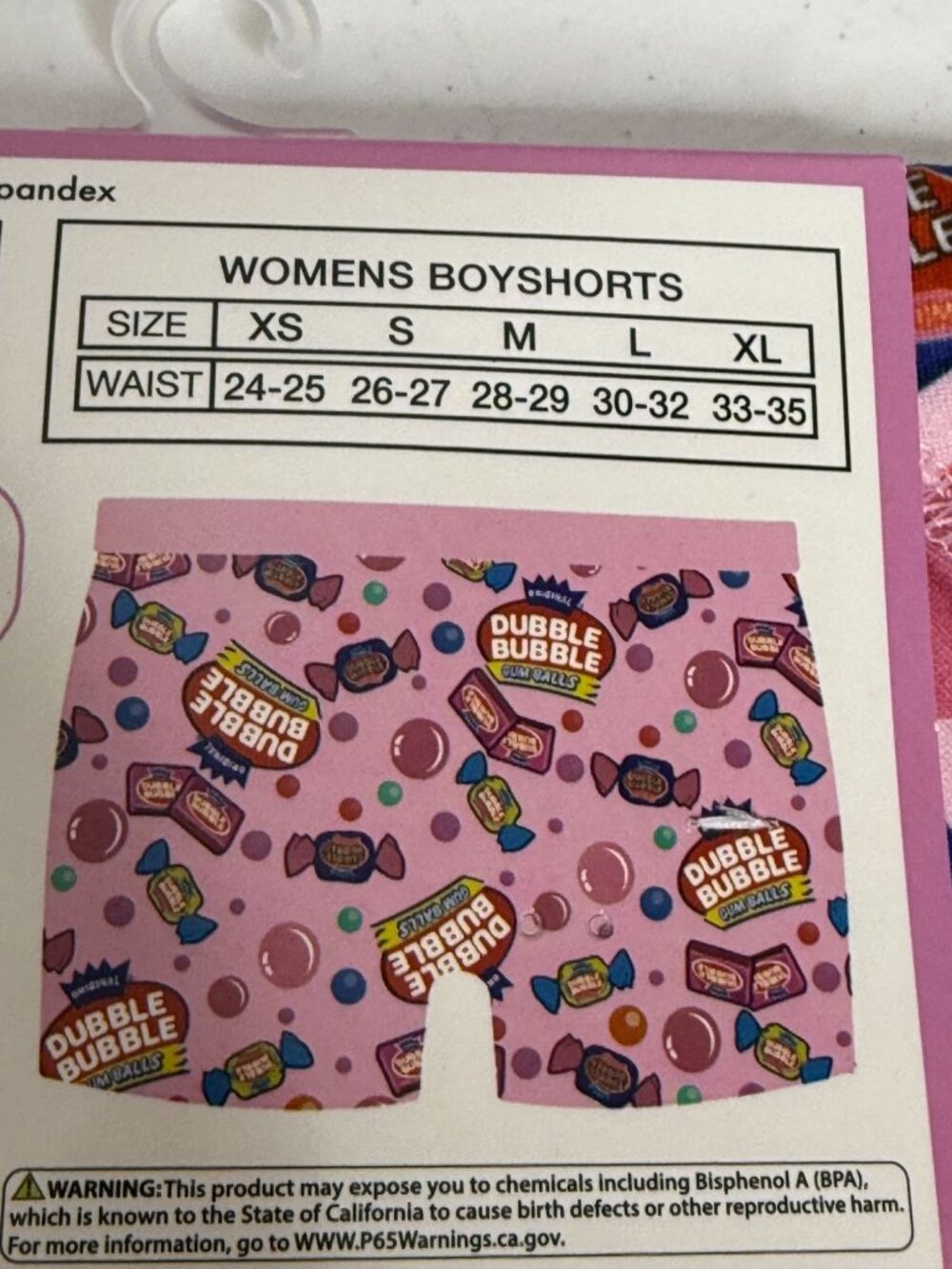Dubble Bubble Gum Ball Boyshort Lounge Shorts Pink XL NWT - Picture 5 of 6